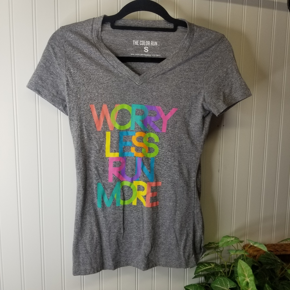 Womens Size Small Colorful Exercise Top